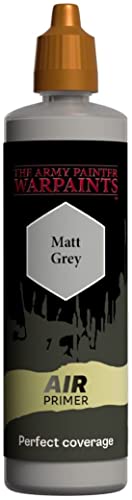 The Army Painter Warpaints Air Air Primer Matt Grey 18ml Acrylic Paint for Airbrush, Wargaming and Modelling