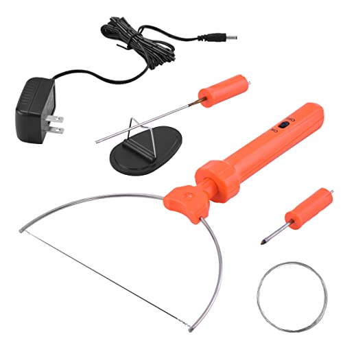 3 in 1 Foam Cutter, Genround Hot Wire Foam Cutter Electric Cutting Machine Hot Wire Foam Cutter Foam Cutting Pen Foam Cutting Tools for Polyethylene EVA Foam Carving, DIY Crafts