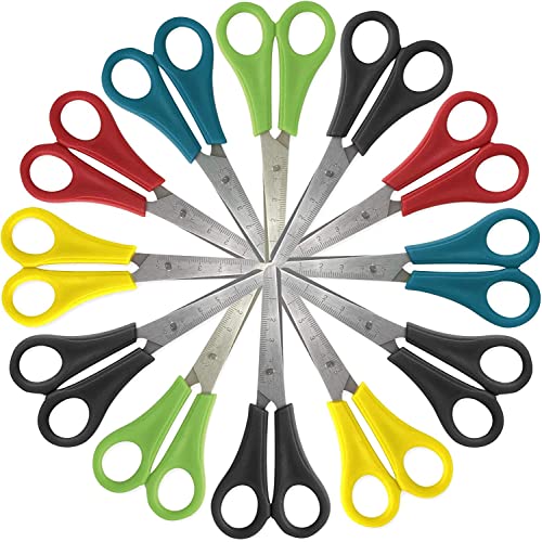 Scissors Bulk 100 Pack of Kids Scissors Bulk 5 Inch Blunt Tip Safety Classroom Scissors Perfect for School & Crafts