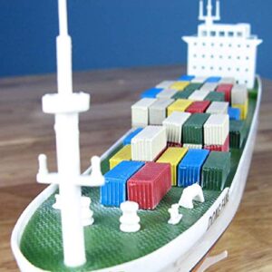 DIY Racing Boats Container Vessel Battery Powered Ship Model Educational Toys Children Gifts