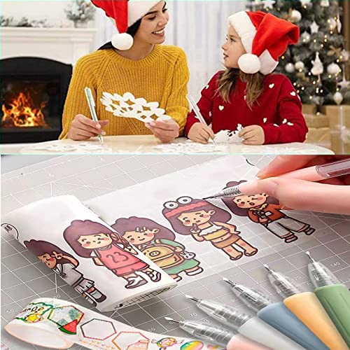 10PCS Cartoon Pattern Student Utility Knife Pen, Craft Cutting Tool Paper Pen Cutter Knife Creative Retractable, Cutter Knife Creative Retractable Precision Paper Cutting Carving Tools