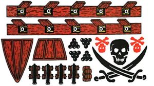 pirate decals for pine derby cars