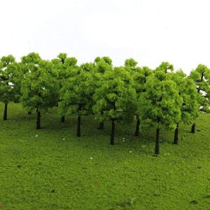 70-Pack Mixed Model Tree Train Trees Railroad Scenery Diorama Tree Architecture Trees for DIY Scenery Landscape