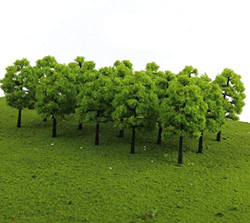 70-Pack Mixed Model Tree Train Trees Railroad Scenery Diorama Tree Architecture Trees for DIY Scenery Landscape