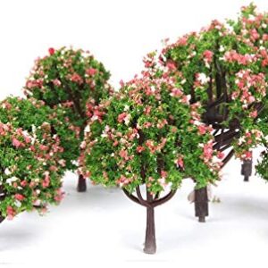 70-Pack Mixed Model Tree Train Trees Railroad Scenery Diorama Tree Architecture Trees for DIY Scenery Landscape