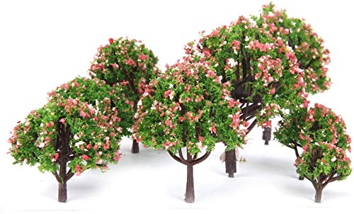 70-Pack Mixed Model Tree Train Trees Railroad Scenery Diorama Tree Architecture Trees for DIY Scenery Landscape