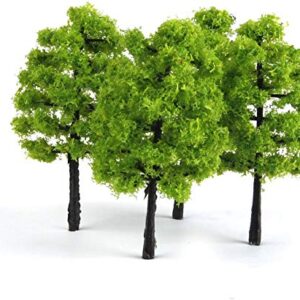 70-Pack Mixed Model Tree Train Trees Railroad Scenery Diorama Tree Architecture Trees for DIY Scenery Landscape