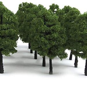 70-Pack Mixed Model Tree Train Trees Railroad Scenery Diorama Tree Architecture Trees for DIY Scenery Landscape