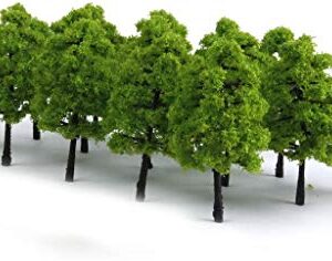 70-Pack Mixed Model Tree Train Trees Railroad Scenery Diorama Tree Architecture Trees for DIY Scenery Landscape