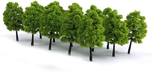 70-Pack Mixed Model Tree Train Trees Railroad Scenery Diorama Tree Architecture Trees for DIY Scenery Landscape