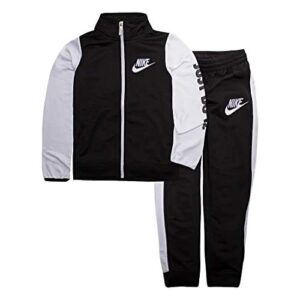 nike baby boys 2 piece tracksuit – black (12 months)