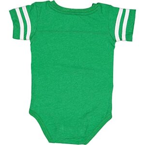 inktastic Big Dumps are My Specialty - Funny and Cute Baby Dump Truck Baby Bodysuit 6 Months Football Green and White 3b2e2