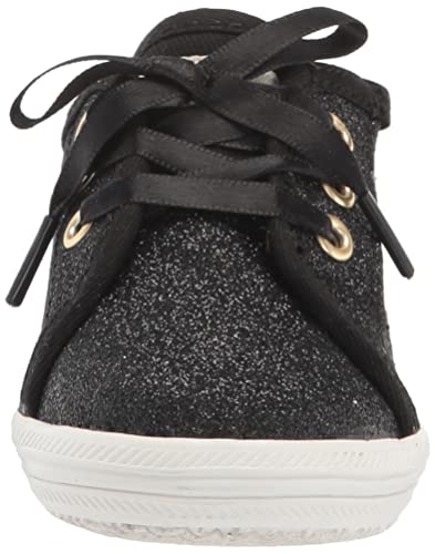 Keds Baby Kickstart Crib Sneaker, Black, 3 US Unisex Infant