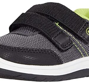 Stride Rite 360 Boy's Dash Sneaker, Black, M, 3.5 Little Kid