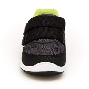 Stride Rite 360 Boy's Dash Sneaker, Black, M, 3.5 Little Kid