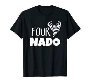 fournado t-shirt – four tornado funny toddler