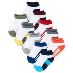 the children’s place baby boys’ 10-pack ankle socks, multi clr, 2t-3t