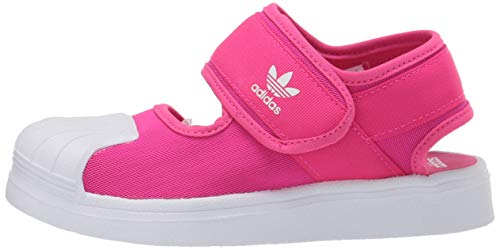 adidas Originals Kids Superstar 360 Sandals, Shock Pink/White/White, 8.5 US Unisex Toddler