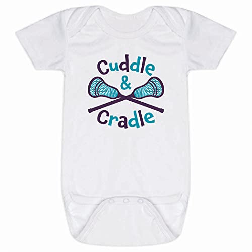 ChalkTalkSPORTS Lacrosse Baby & Infant One Piece | Cuddle & Cradle | Bodysuit Small