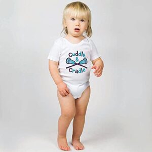 ChalkTalkSPORTS Lacrosse Baby & Infant One Piece | Cuddle & Cradle | Bodysuit Small