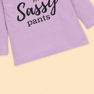 SYNPOS Toddler Girl Newborn Infant Clothes Set, Baby Girl Gifts Set Long Sleeve Sweatshirts Tops Pants Outfits