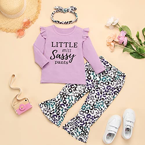 SYNPOS Toddler Girl Newborn Infant Clothes Set, Baby Girl Gifts Set Long Sleeve Sweatshirts Tops Pants Outfits