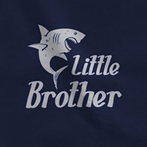 Tstars Big Brother Little Brother Shirts Gift For Shark Loving Boys Siblings Set Big Bro Navy 3T / Lil Bro Aqua 6M (3-6M)