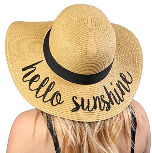 Mommy & Me Sunhat Bundle: Little/Hello Sunshine (Natural/Natural)