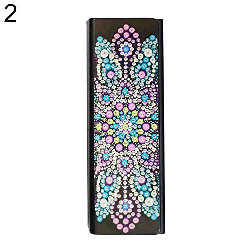 helegeSONG Diamond Painting Kit, Leather Sunglasses Case DIY Diamond Art Craft for Adults 5D Diamond Painting Kit Sunglasses Case for Women