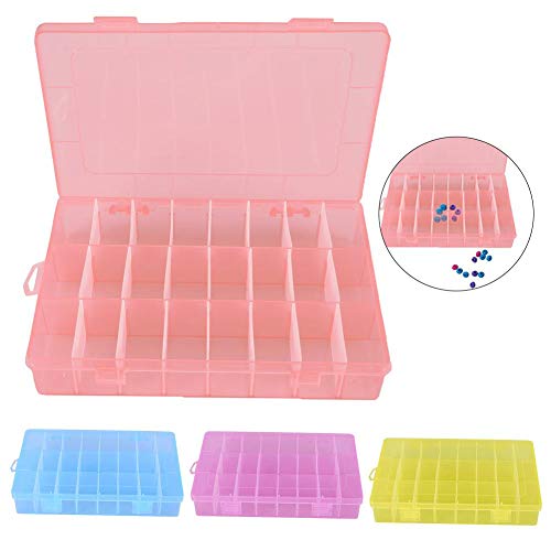 Plastic Storage Box, 4 Plastic Storage Box Plastic Storage Container Plastic Beads Rings Earrings[4pcs]