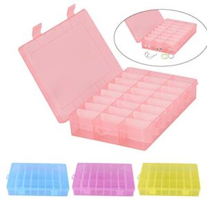 Plastic Storage Box, 4 Plastic Storage Box Plastic Storage Container Plastic Beads Rings Earrings[4pcs]