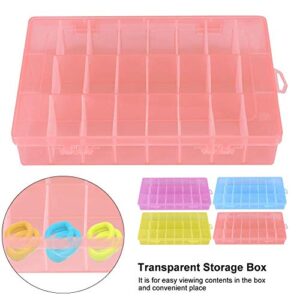 Plastic Storage Box, 4 Plastic Storage Box Plastic Storage Container Plastic Beads Rings Earrings[4pcs]