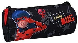 miraculous super heroez children’s pencil case for kindergarten, nursery – 9 x 20 x 9 cm – girls