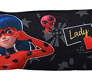 Miraculous Super Heroez Children's Pencil Case for Kindergarten, Nursery - 9 x 20 x 9 cm - Girls