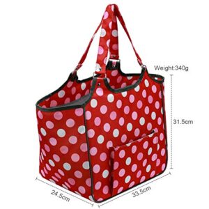 Huge Knitting Bag Yarn Tote Bag Organizer, Knitting Tote Crochet Bags for Yarn Portable Storage for Carrying Unfinished Project, Knitting Needles Kits and Yarn