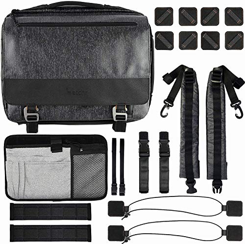 ETCHR Art Satchel - Art Backpack - Artist Messenger Bag for Art Supplies - Professional Tripod Mountable Art Bag for Supplies - Multi Functional Weatherproof Travel Artist Bag for Tool Management