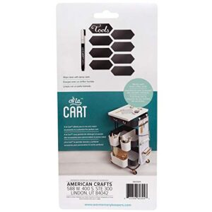 We R Memory Keepers 0633356603047 Accessories A la Carte-Magnetic Chalkboard Labels and Marker (8 Piece), Multi