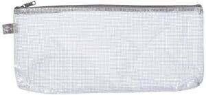 alvin clear front mesh bag, multi-purpose, 10 inches x 13 inches