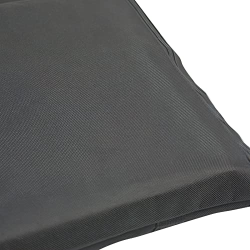 A3 Size Black Canvas Art Supplies Portfolio Carry Backpack Bag with Adjustable Shoulder Strap, 20.9”x15.7” Light Weight Waterproof Artwork Poster Board Storage Bag Folder Tote