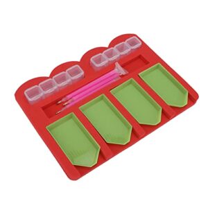 rhinestone painting art tray holder easy to store rhinestone painting tool containers for painting for crafts