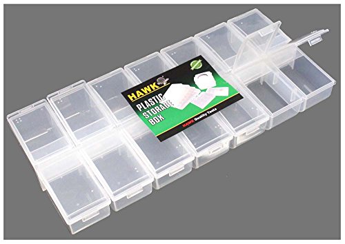 Stow-away 14 Compartment Plastic Storage Box