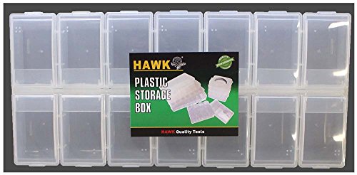 Stow-away 14 Compartment Plastic Storage Box