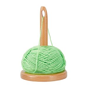 arricraft wood yarn holder, crochet wooden frame with hole, knitting tool for knitting craft