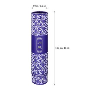 Healifty 1pc Poster Documents Storage Tube Telescoping Tube Extendable for Artworks Blueprints Drafting Scrolls Calligraphy (Purple)