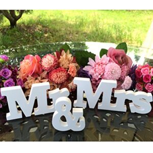 Buytra Wedding Decorations Set with Just Married Wedding Banner Mr Mrs Signs Letters for Sweetheart Table (Style1)