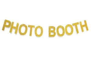 gzfy wedding birthday party decorations gold glitter letter sign photo booth props photo booth banner