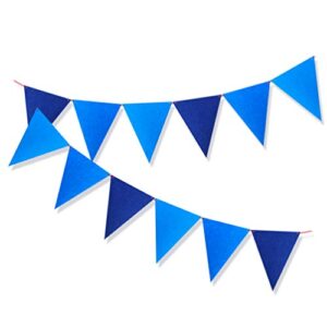 navy blue bunting pennant party banner decorations