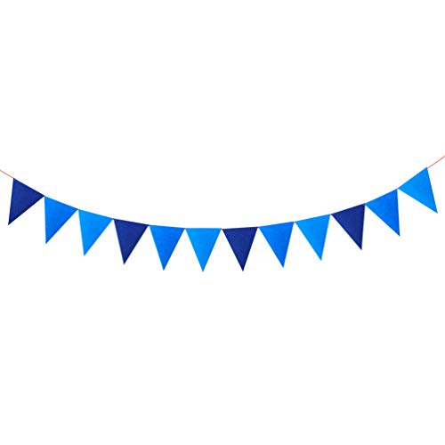 Navy Blue Bunting Pennant Party Banner Decorations