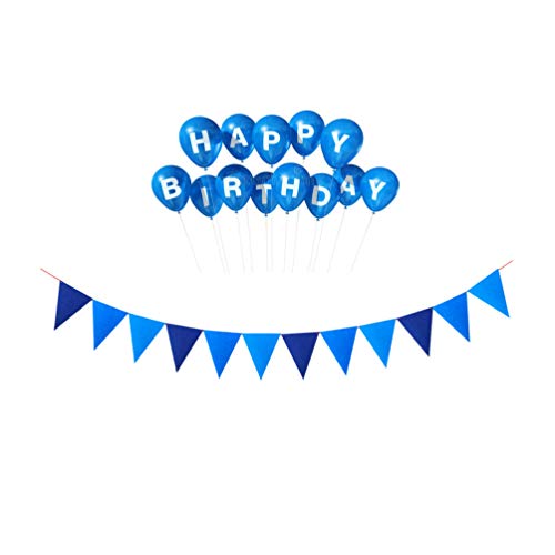 Navy Blue Bunting Pennant Party Banner Decorations