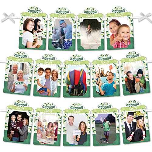 Big Dot of Happiness Family Tree Reunion - DIY Family Gathering Party Decor - Picture Display - Photo Banner